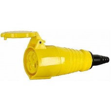 CEE Form 16A 4 Pin 110V Cable Yellow female