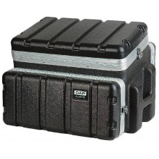 ABS Mobile DJ Case 6u Top, 4u Front, 6u Back
