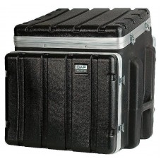 ABS Mobile DJ Case 10u Top, 8u Front, 10u Back