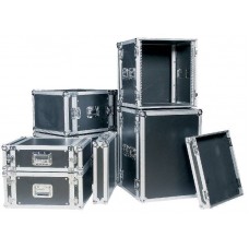 Flightcase 19inch rack 8 HE Back and Front Cover