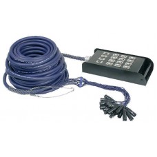 Multisnake 12 in 4 out XLR with Stageblock 15m