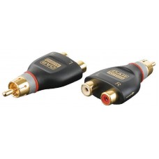 2x RCA female/1xRCA M