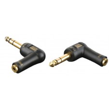 3p. Jack M/3p. miniJack F 90° adapter
