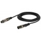 XLR.M/XLR.F 1,50m dia 7mm balanced cable