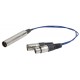 XLR female to XLR male (insulated)