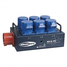 BO6PWC Breakoutbox CEE 16A to 6x CEE16A