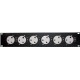 19inch Panel 2HE+ 6 pcs BS-15 connectors
