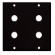 4 JACK panel, 2 segments