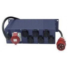PS-3202 32A CEE In-2x16A CEE Out + 6 Schucko