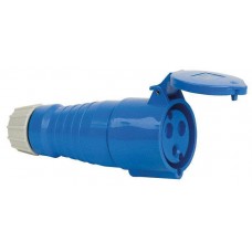 CEE Form 32A3 Pin Socket Female 6H Blue