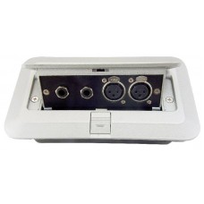 Pop-up Multimedia Panel-2x Jack,2x XLR fem