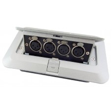 Pop-up Multimedia Panel-4x XLR Fem