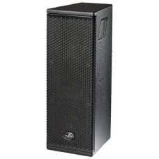 2w-2x6inch woofer LS cabinet black plywood