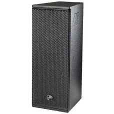 2w-2x8inch woofer LS cabinet black plywood 50w100v