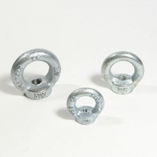 Eye nut M12  340kg black conforms to DIN 582