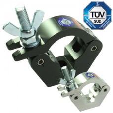 Doughty clamp slimline half coupler (black)