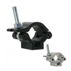 Lightweight Slimline half coupler black SWL300kg