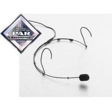 Adj. Cardioid Miniature Mic Headband, Black