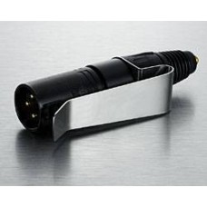 Adapter: MicroDot to 3pin XLR with Belt Clip
