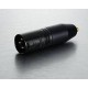 Adapter: MicroDot to 3-pin XLR (P48) w. Mid. Att.