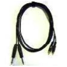 Shielded audio calbe 2RCA Male/2JackMono 6.35mm 3m