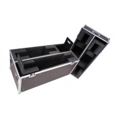 Flightcase for 2 plasma screens between 32 and 42