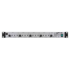 1U 4in stereo mixer + individual 3 way EQ+talkover