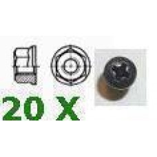 20 x schroef & flensmoer