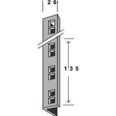 rackprofiel gestanst per meter