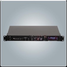 Professional MP3/CD/USB player Bal. XLR out 1U 19i