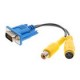 VGA-to-TV RCA + S-Video Cable