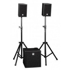 Active system 700W, 2x250w sat. amp.