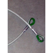 Steel met kous 2 meter 1 ton,WLL&CE gecertificeerd