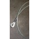 Steel met kous 3 meter 1 ton,WLL&CE gecertificeerd