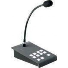 Digital paging microphone for 8 zone