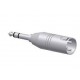 Adapter XLR mal. - jack stereo mal.