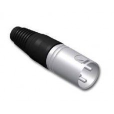 XLR connector 3-pole mal. kabel