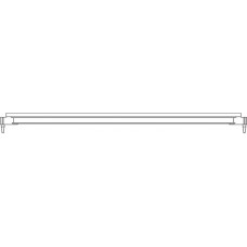 1m aluminium side panel for connection of various