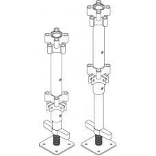 Adjustable leg assembly for 60cm to 120cm, prijs p