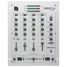 4-kanaals DJ-mixer met ingebouwde beatcounter
