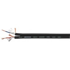 Stereo signaal kabal ongebalanceerd 100m