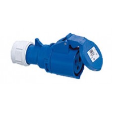 Female Cable CEE 220V-3 16 A blauw