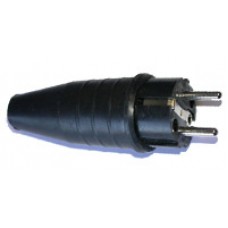 Keraf rubberstekker 2+A