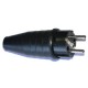 Keraf rubberstekker 2+A