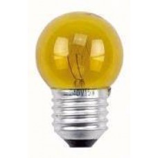 STAND 15W 240V G45 YELLOW CLEAR SHOWTEC E27