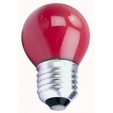 STAND 25W 240V G45 RED SHOWTEC E27