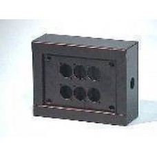 Stagebox 8 Dsize holes black metal