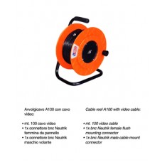 Haspel A100 met coaxiale video kabel, neutrik BNC
