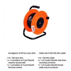 Haspel A100 met DMX Data kabel, neutrik XLR5
