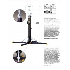 Wind-up statief High-end max. 300kg, max. 600cm